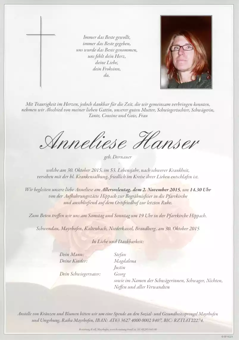 Parte von Anneliese Hanser